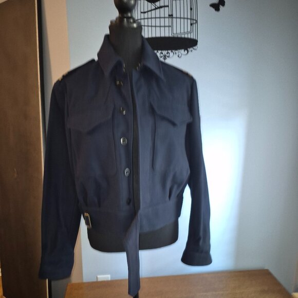 Rare Ralph Lauren Blue Label Wool Crop Jacket (M) - Picture 5 of 12
